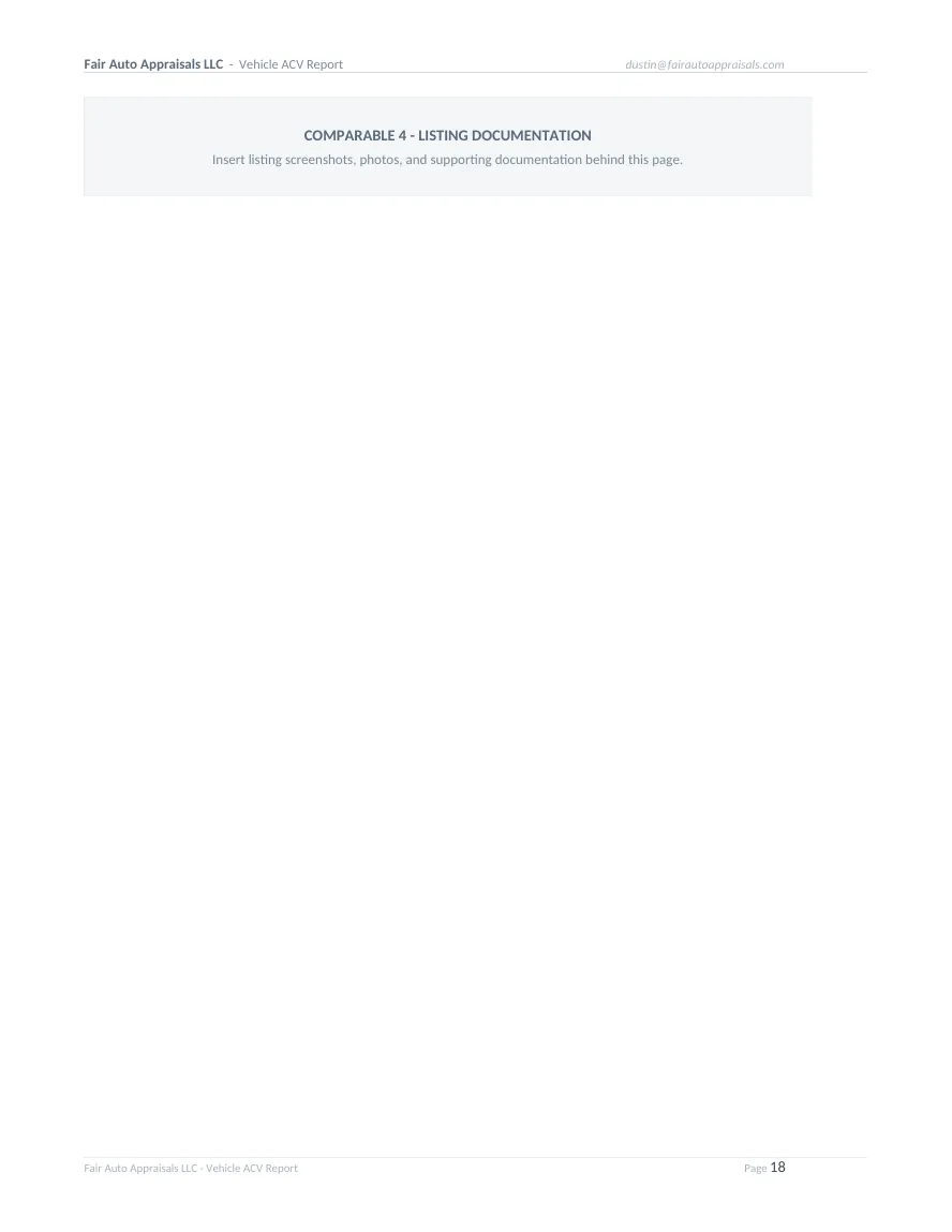 Fair Auto Appraisals supporting report, page 27 of 64