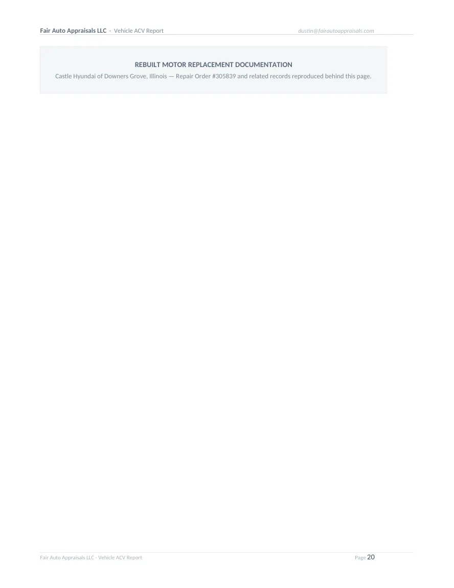 Fair Auto Appraisals supporting report, page 31 of 64