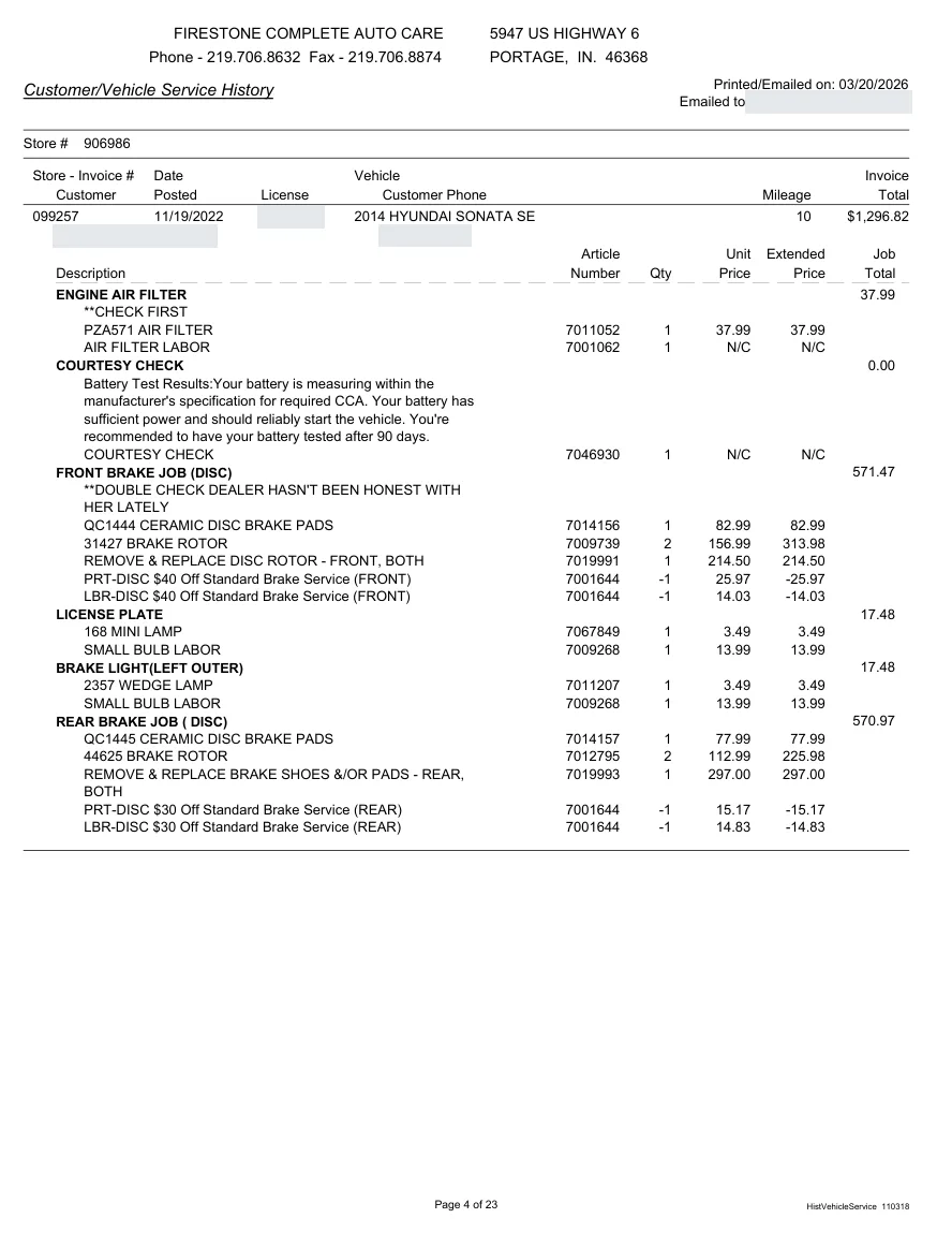 Fair Auto Appraisals supporting report, page 43 of 64
