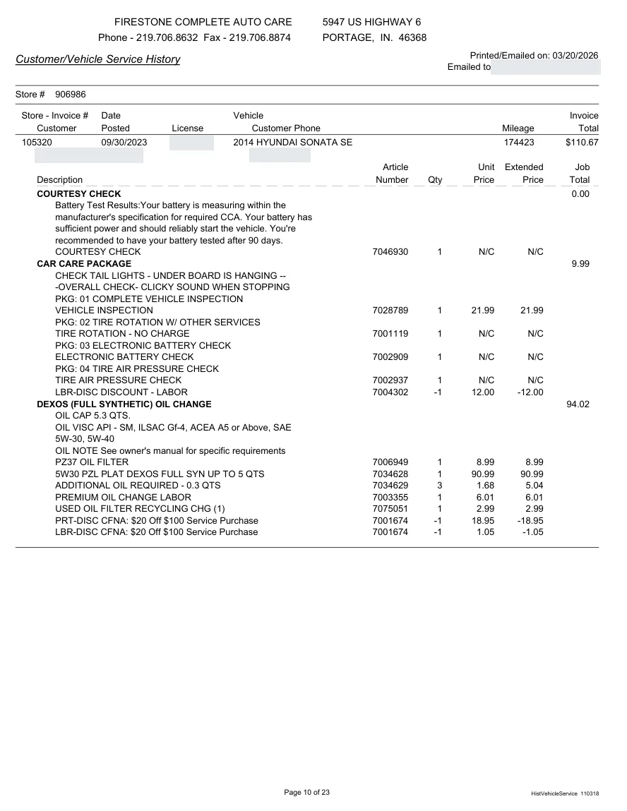 Fair Auto Appraisals supporting report, page 49 of 64