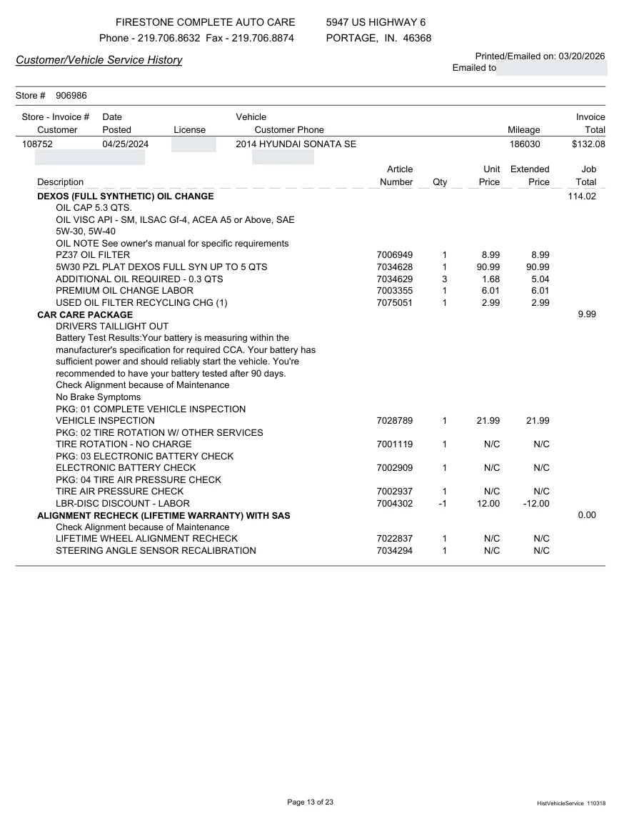 Fair Auto Appraisals supporting report, page 52 of 64