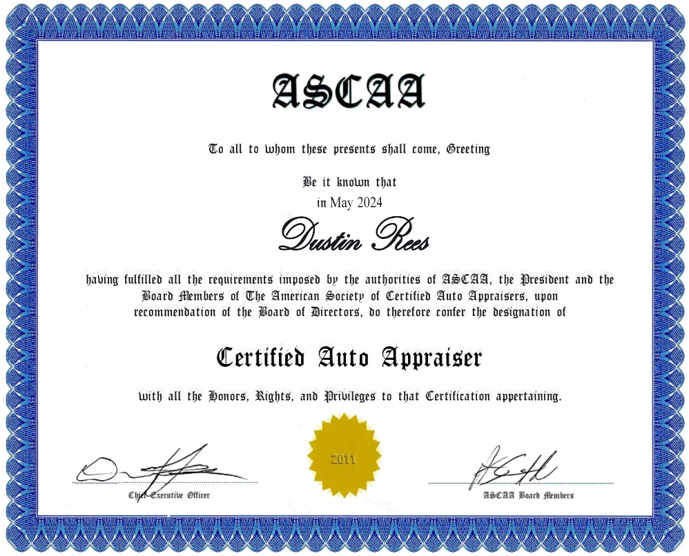 Fair Auto Appraisals supporting report, page 64 of 64